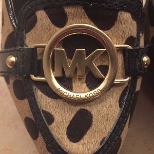 NEW Michael Kors Animal hair Platform pumps 7.5M
